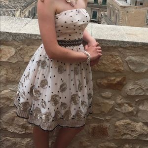 Gorgeous blush strapless dress